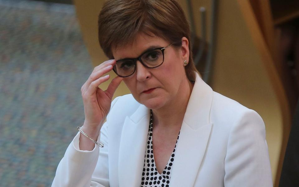 Nicola Sturgeon has announced plans to ease lockdown in Scotland from Friday - PA