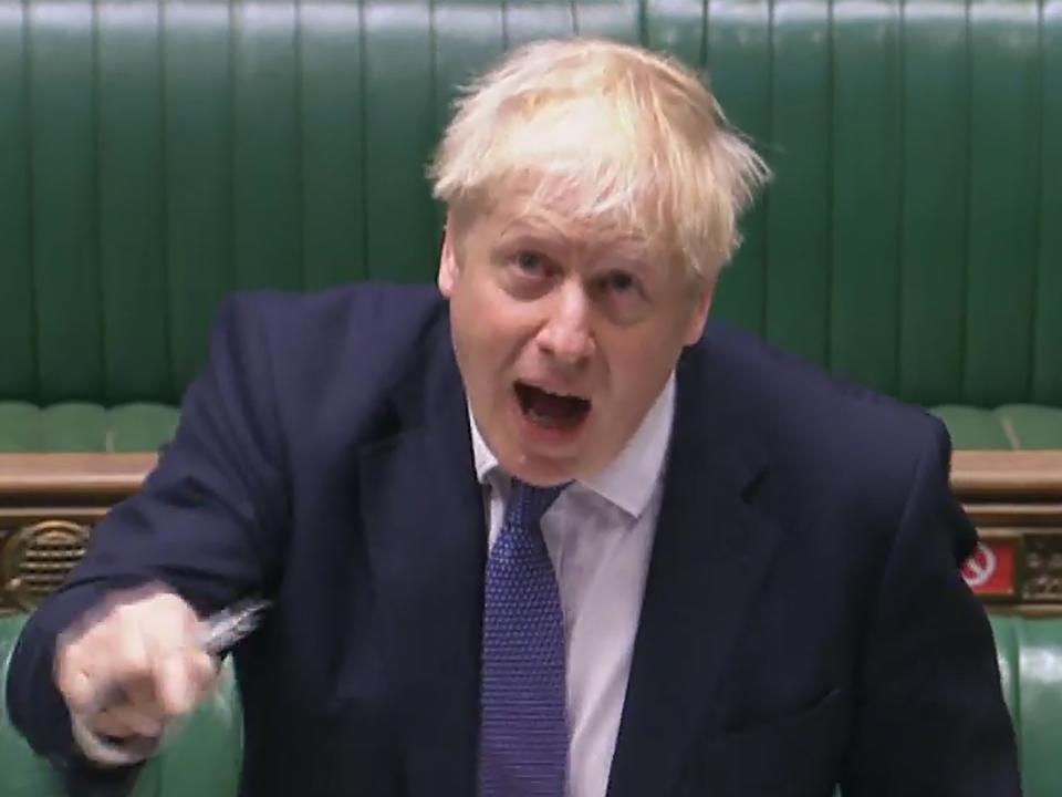 Boris Johnson is under pressure over the provision of free school meals (AFP via Getty Images)