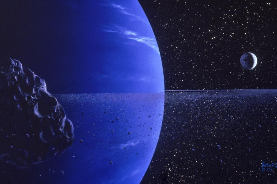 Neptun hat vielleicht einen flüssigen Eiskern. (Bild: Getty Images)