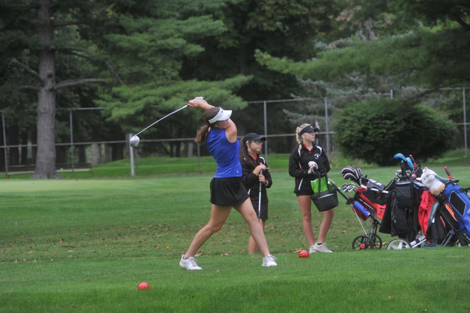 Division II girls district tournament at Sycamore Springs Golf Course.