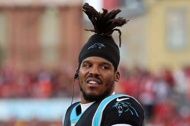 Cam Newton Thinks His Hairstyle Choices May Have Kept Him From Being Signed  To NFL Team