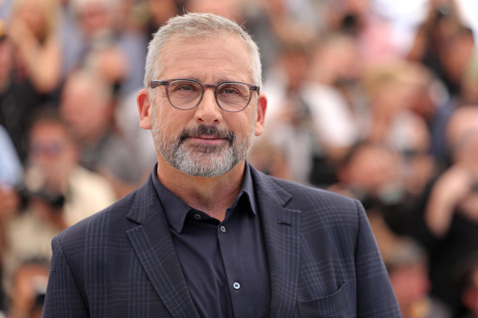 Steve Carrell attends the Asteroid City photocall at the Cannes film festival in 2023