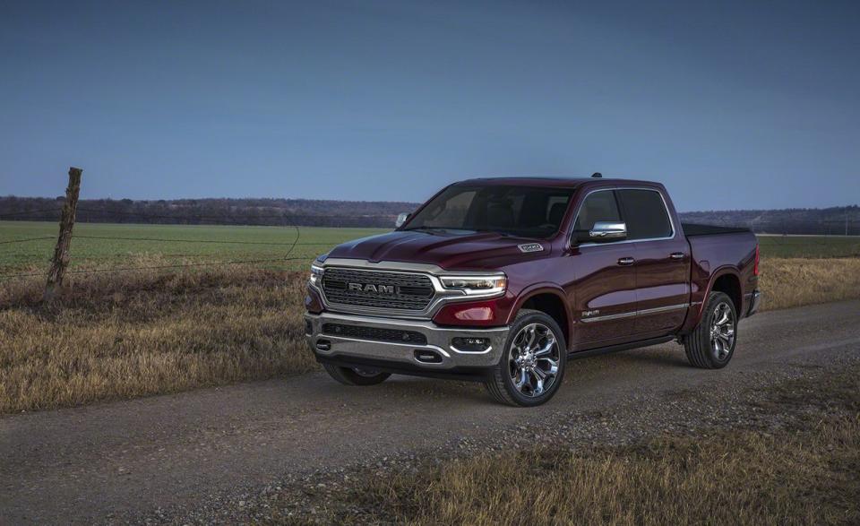 <p>Say sayonara to Ram’s crosshair grille, as every iteration of <a rel="nofollow noopener" href="https://www.caranddriver.com/news/2019-ram-1500-revealed-detailed-news" target="_blank" data-ylk="slk:the all-new 2019 Ram 1500;elm:context_link;itc:0;sec:content-canvas" class="link ">the all-new 2019 Ram 1500</a> abandons the design cue that dates back to the truck’s Dodge-branded days.</p>