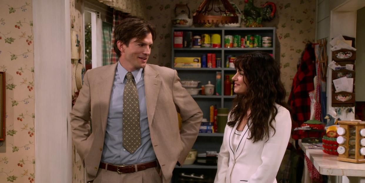 mila kunis calls out jackie and kelso timeline in that ‘90s show