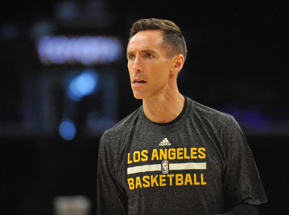 Steve Nash has reportedly been ruled out for the 2014-15 season. (Gary A. Vasquez/USA TODAY Sports)