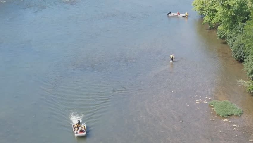 A body with “significant decomposition” was found along a stretch of the Great Miami River prompting a large law enforcement investigation and recovery.