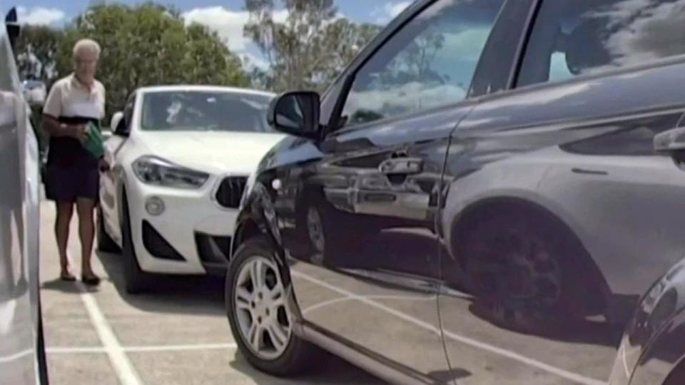 Raymond Edwards, 70, allegedly caught keying a car in a Brisbane shopping centre carpark. Picture: Supplied via NCA NewsWire