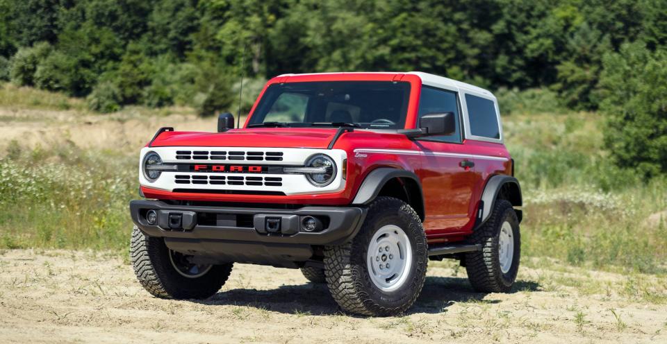 The Ford Bronco Heritage Edition.