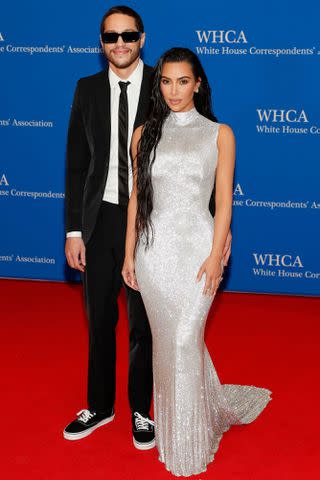 Paul Morigi/Getty Pete Davidson and Kim Kardashian at the 2022 White House Correspondents' Association Dinner