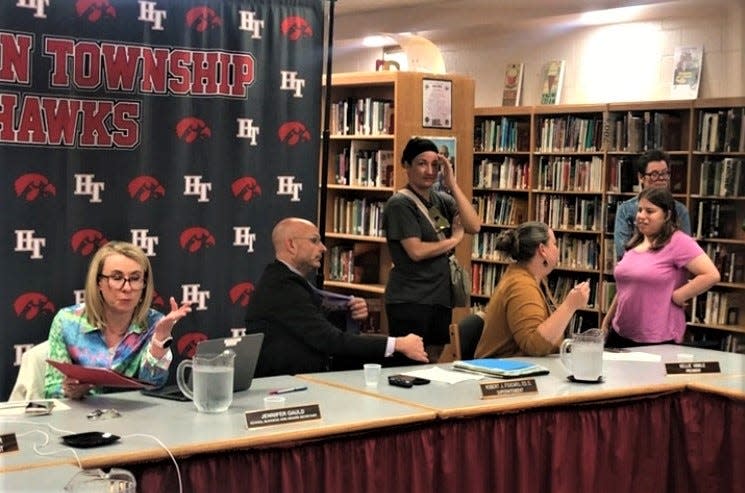 The Haddon Township Board of Education voted 5-0 to adopt its 2024-25 budget Thursday night after a public hearing focusing on the pending loss of staff positions in order to close a revenue-cost gap. PHOTO: May 2, 2024.