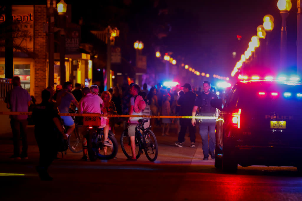 Shooting On Boardwalk In Hollywood, Florida