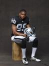 Oakland Raiders wide receiver Amari Cooper poses for a portrait during the NFLPA Rookie Premiere, on Saturday May 30, 2015 in Los Angeles at the LA Memorial Coliseum. (Dominic DiSaia/AP Images for NFL Players Inc.)