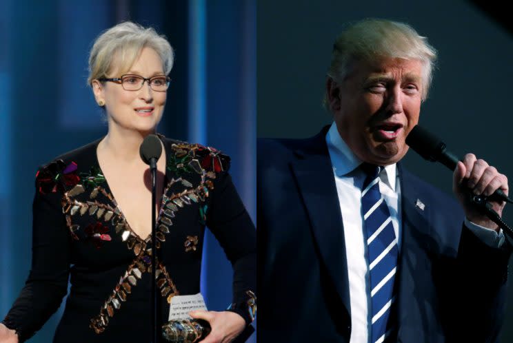 Streep and Trump (Reuters/AP)