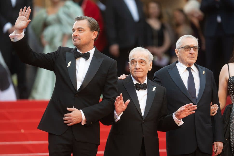 Leonardo DiCaprio, Martin Scorsese and Robert De Niro