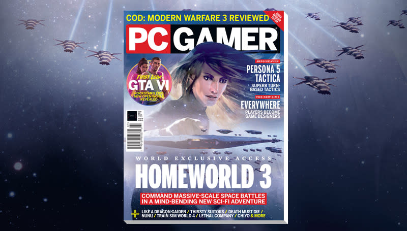  PC Gamer magazine Homeworld 3. 