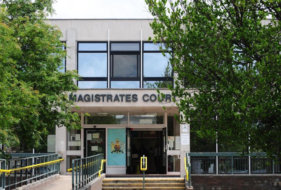 Mr Baines received his landmark sentence at Grimsby Magistrates’ Court (PA)