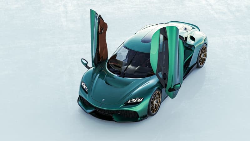 Koenigsegg's Gemera is the world's first and fastest four-seat hypercar. Koenigsegg/dpa