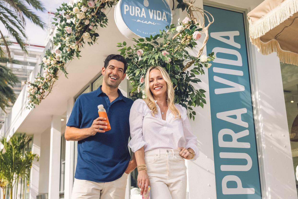 Omer and Jennifer Horev are co-founders of the Pura Vida café chain of healthy restaurants.