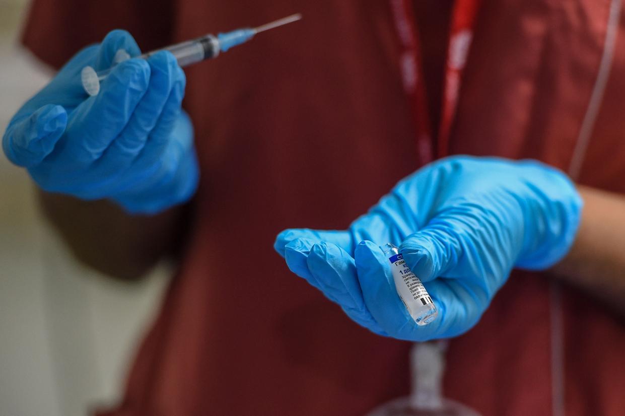 Alabama doctor Brytney Cobia says some of her unvaccinated Covid patients have died asking for the shot (AFP via Getty Images)