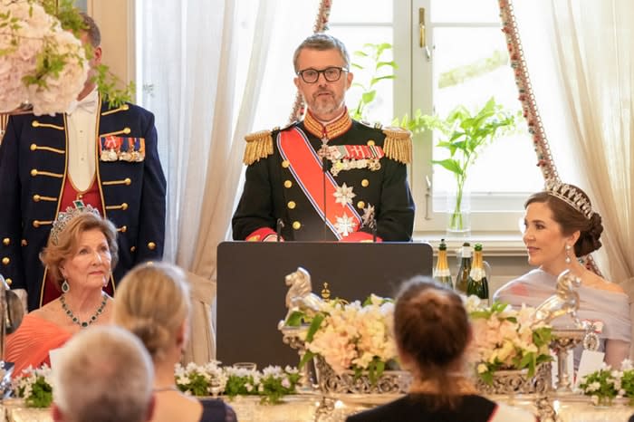 Federico y Mary de Dinamarca, viaje de Estado a Noruega el día de su 20 aniversario de boda
