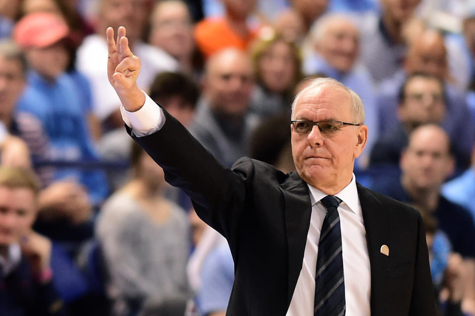 Head coach Jim Boeheim of the Syracuse Orange