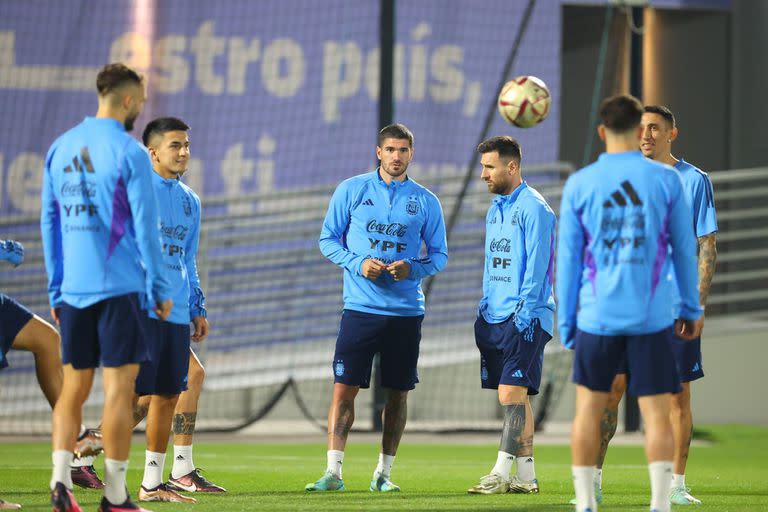 Entrenamiento de la Selección Argentina