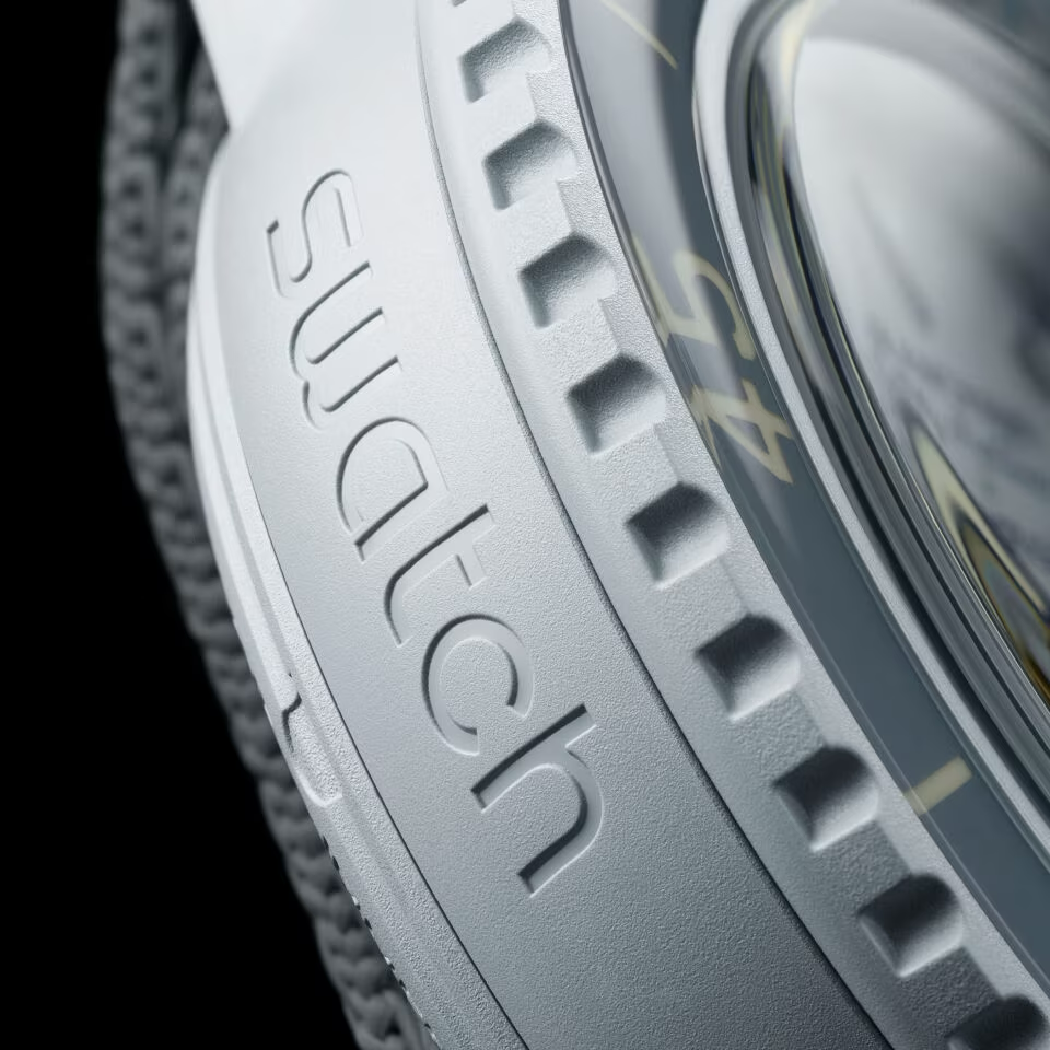 Swatch and Blancpain's Bioceramic Scuba Fifty Fathoms Collection (credit: Swatch)