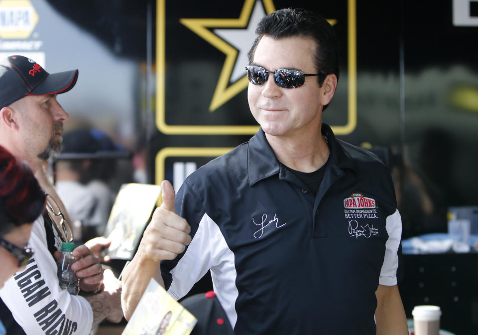 Papa John showed up Tuesday supporting a Kentucky school that wasn’t Louisville. (Getty)