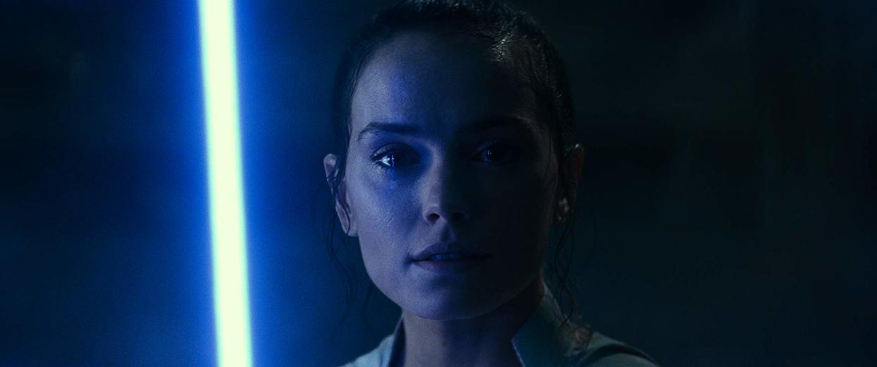 Rey in Star Wars: The Rise Of Skywalker.