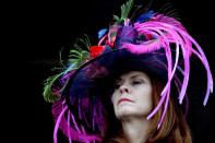 <p>Bright colors are de rigueur on Derby Day. (Photo: Getty Images) </p>