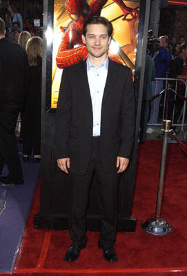 Tobey Maguire at the LA premiere of Columbia Pictures' Spider-Man