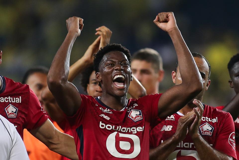 Arsenal want Jonathan David, who scored the goal and broke Real Madrid's 36-game unbeaten streak. (Photo by Ahmad Mora/Getty Images)