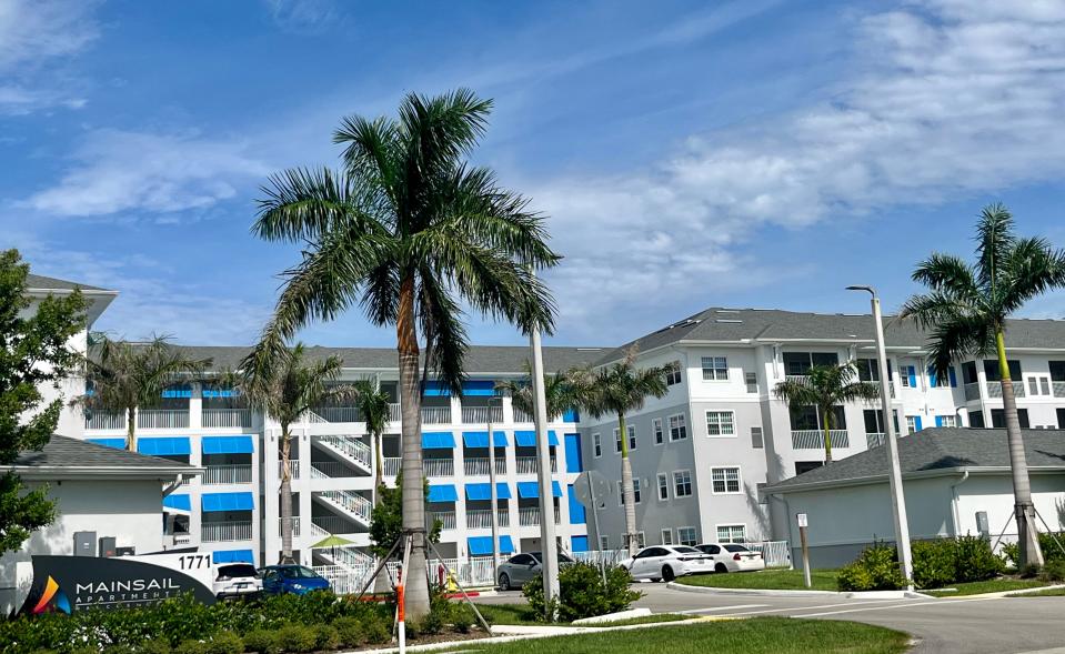 Marco Shores is on Mainsail Drive in Naples, about three miles north of Marco Island's S.S. Jolley Bridge. SK Holdings Real Estate, LLC built a 100-unit apartment complex call Mainsail Apartments and now wants to build a connecting complex with another 90 units.