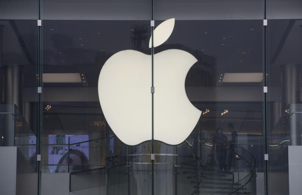 American multinational technology company Apple logo seen in Hong Kong. (Photo by Budrul Chukrut / SOPA Images/Sipa USA)