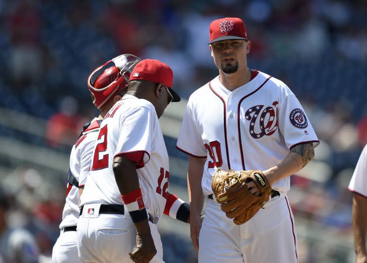 The Nationals bullpen has already cost the team a number of wins in 2017. (AP Photo)