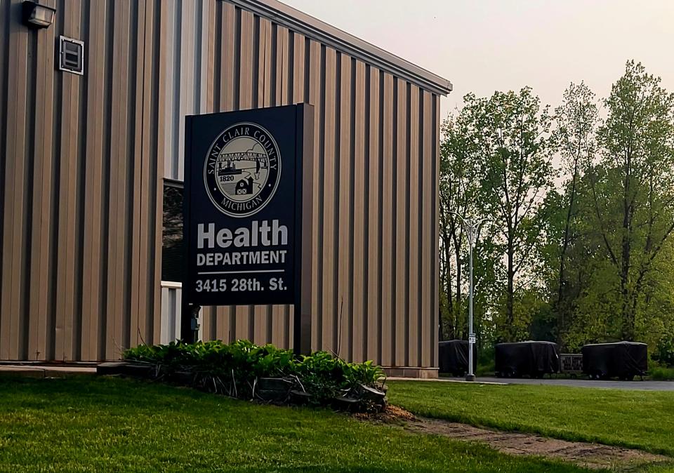 The St. Clair County Health Department building, as pictured May 23, 2023, is located at 3415 28th St.