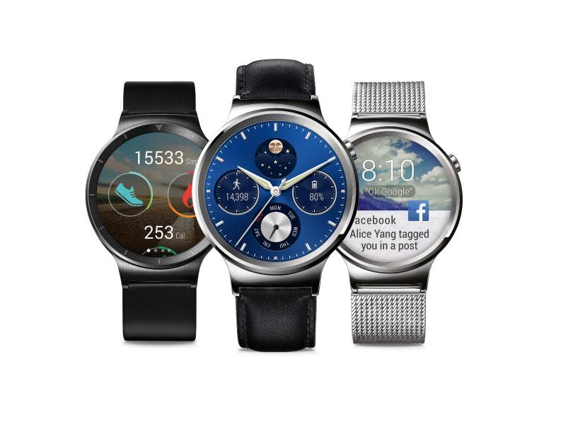 Mit kratzfestem Saphirglas ist die Smartwatch von Huawei geschützt. Foto: Huawei