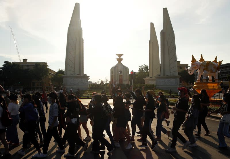 Pro-democracy protest in Bangkok