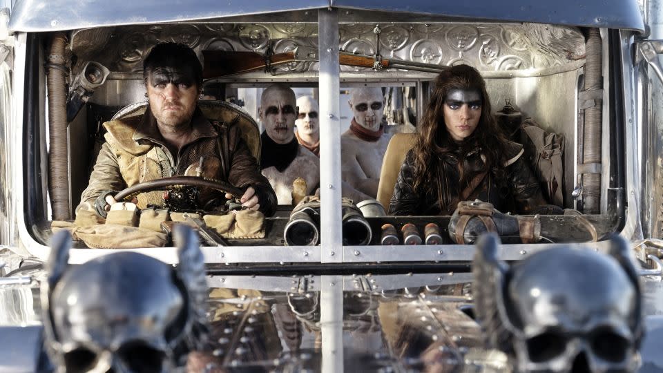 Tom Burke and Anya Taylor-Joy in “Furiosa: A Mad Max Saga.” - Jasin Boland/Warner Bros. Pictures