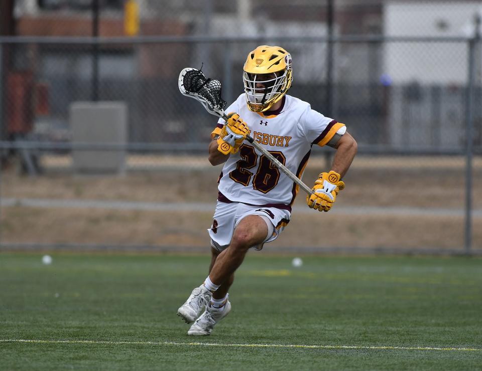 Salisbury University's Braden Glushakow during their 17-11 home win over Grove City on Feb. 10, 2024.