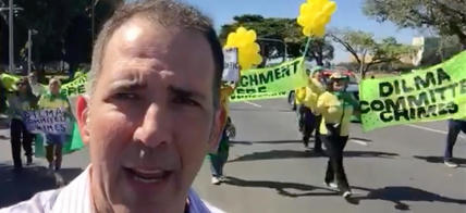 Protest greets Olympic torch arrival in Brazil