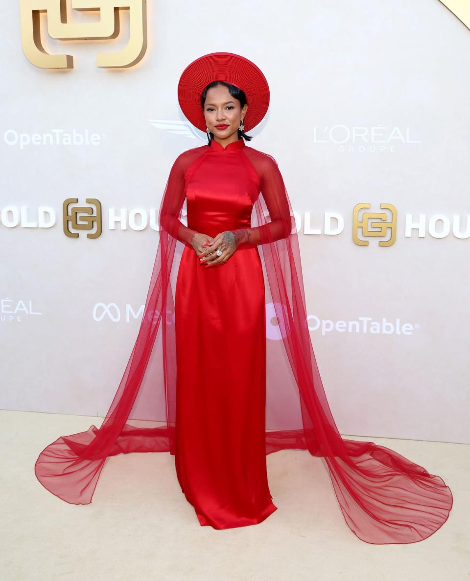 los angeles, california may 11 karrueche tran attends gold gala 2024 at the music center on may 11, 2024 in los angeles, california photo by tommaso boddigetty images for gold house