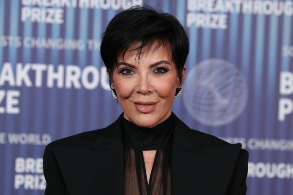 Kris Jenner at the 10th Breakthrough Prize Ceremony in LA in April 2024. Matt Baron/BEI/Shutterstock