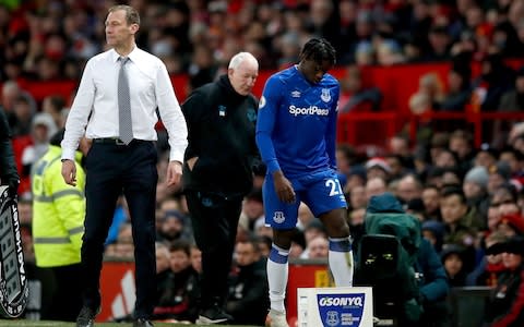 Moise Kean walks off - Credit: PA