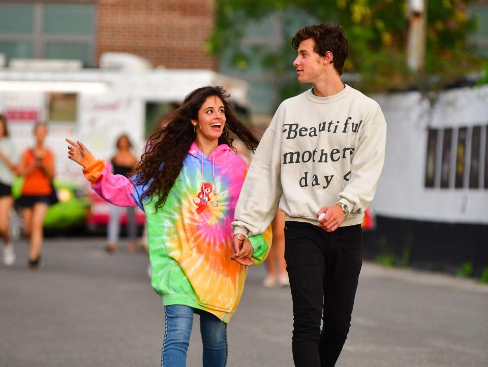 A Sweater a Size (or Two) Too Big: Camila Cabello and Shawn Mendes