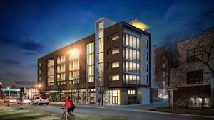 The Fifth by Arlington Street Investments will significantly increase the profile of this super urban corridor on Calgary's 17th Ave.                                           Photo Credit: Arlington Street Investments
