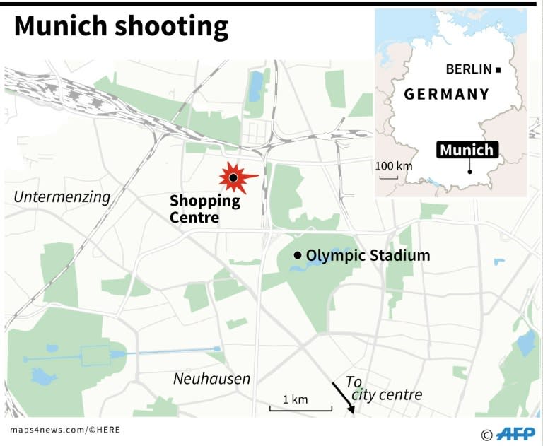 Shooting at Munich shopping mall