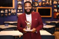 <p>Anthony Anderson satisfies his sweet tooth at the reopening of Planet Hollywood Resort & Casino on Thursday in Las Vegas. </p>