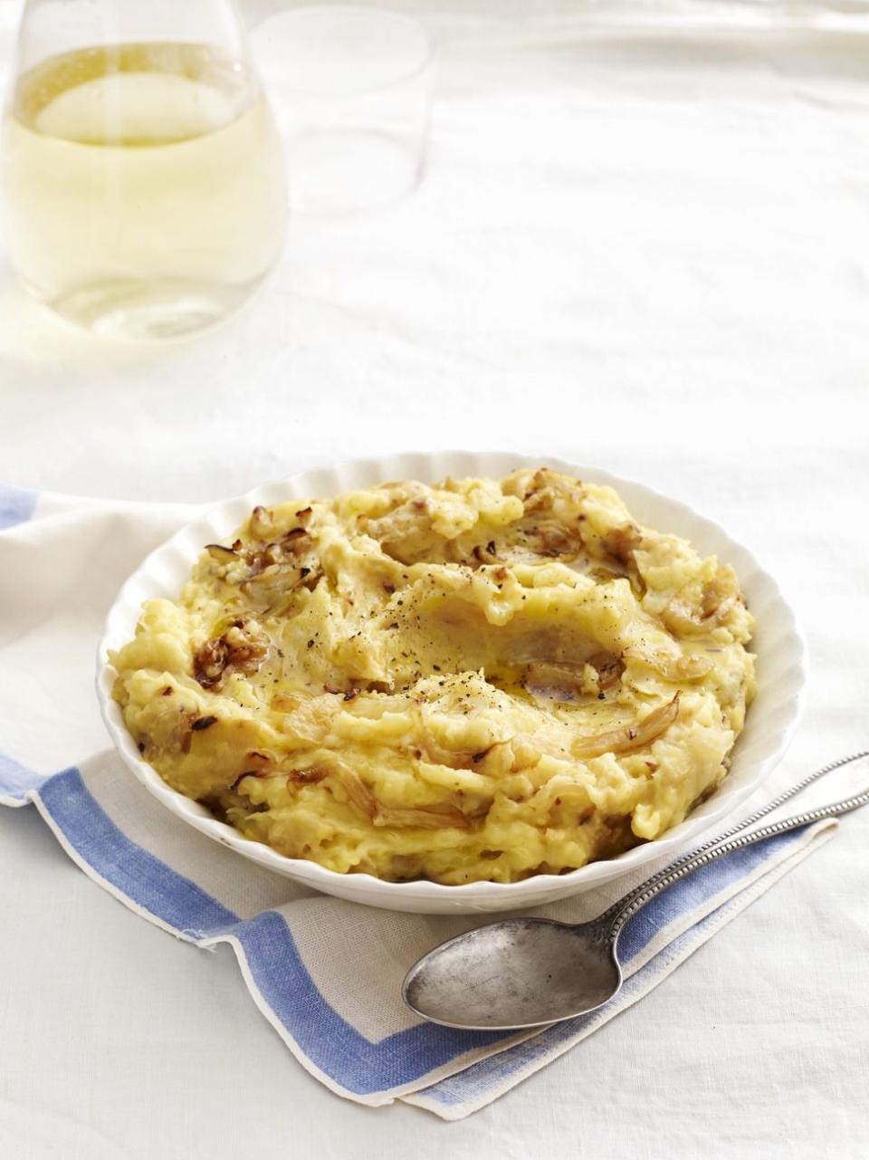 Mashed Potatoes with Caramelized Fennel