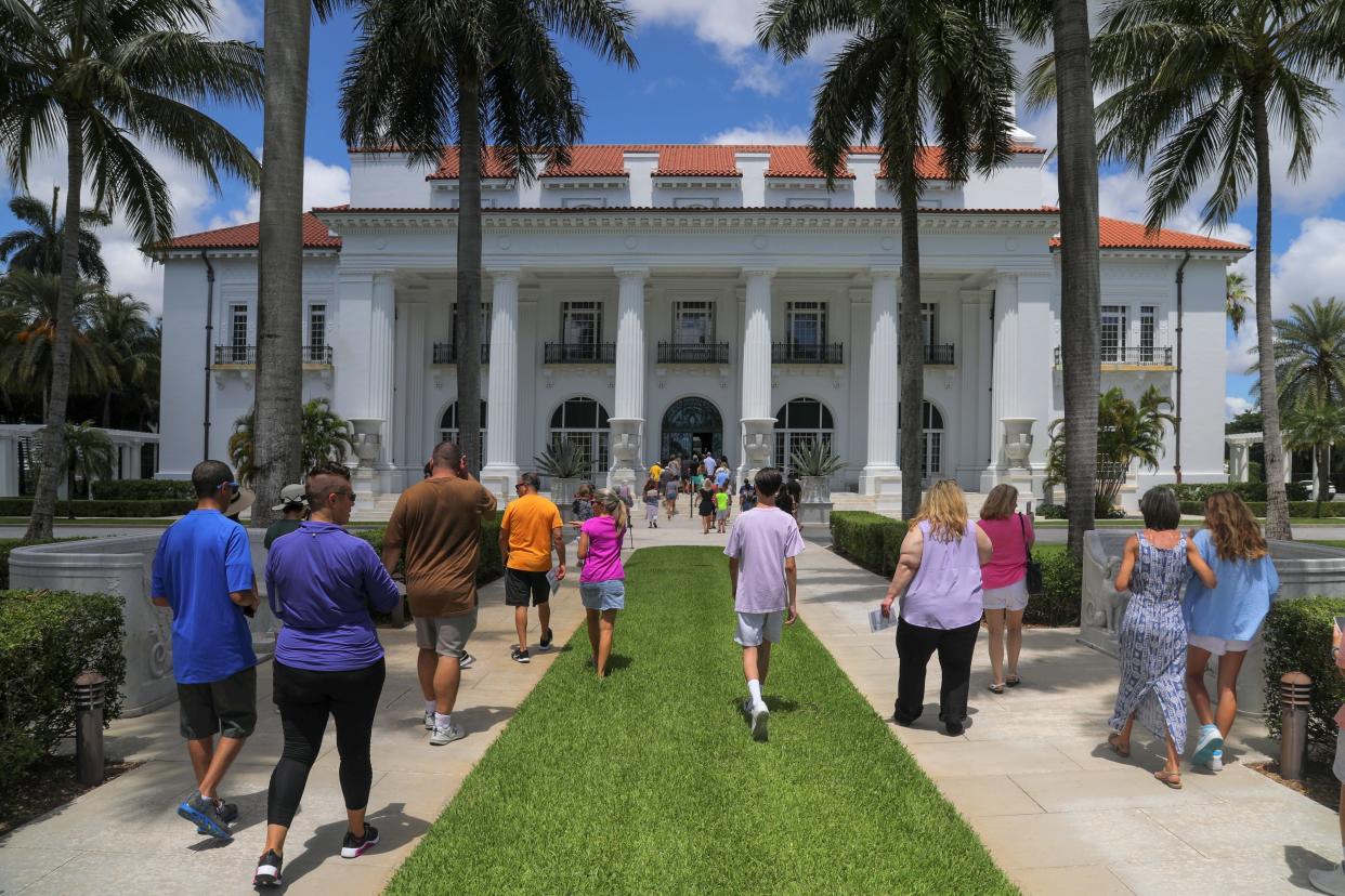 Henry Flagler's Gilded Age winter estate in Palm Beach, Whitehall, is now the Flagler Museum.